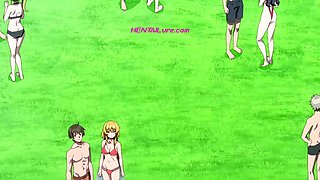 Cutie straddles cock on track as crowd cheers sweaty handjob ⋆ Exclusive Dubbed Anime