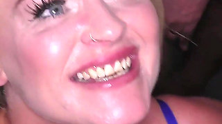Sexy Kimberley and Niki Get Covered in Cum 2