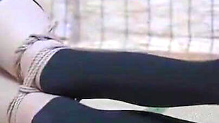 Xr65-a Girl in a School Uniform Had Her Feet Tickled.