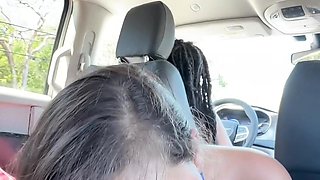 -OnlyFans- Baddies Gallery Car Blowjob with Armani Dream