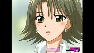 Shy Virgin Boy Gets Taught How To Fuck By Busty Stepsister - Uncensored Hentai