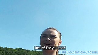 Busty Bikini Girl Gets Fucked at the Lake