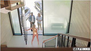 Naughty Blonde Housewife Andi Avalon Squirts All Over Two Huge Cocks In Wild Threesome