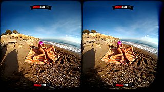 Pussy Pounding At The Beach - Mmm100 - Sexlikereal