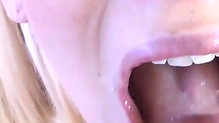 Hot blonde preggo get fucked and cummed on