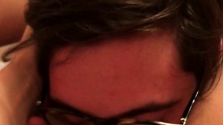 Amateur girlfriends licking in the kitchen