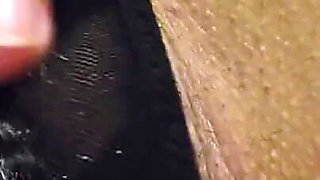 Sexy MILF Clit Orgasm Through Panties with the Help of a Vibrator..