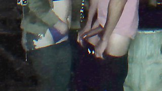 Hotwife Sucks My Cock in the Street and the Police Catches Us