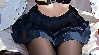 College girl, japanese schoolgirl, genshin impact