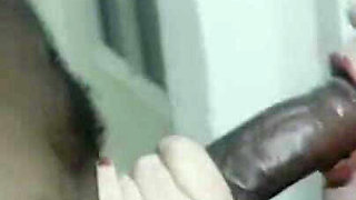 This Mature Woman Needs Two Cocks, One White and One Black.