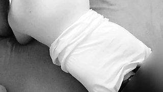 Slut gets fucked doggy style and have several orgasms