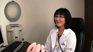 Nurses sharing penis in slutty scenes during amateur 3some