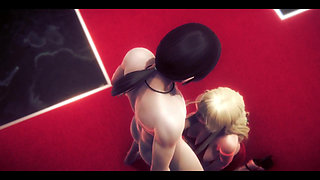 Hentai Uncensored - Nataly Handjob and Blowjob - Japanese Asian Manga Anime Game Porn