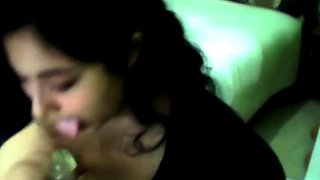 Big-Breasted Indian Amateur BBW Teases on Webcam