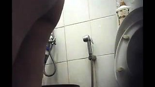 Asian wife hidden cam in shower