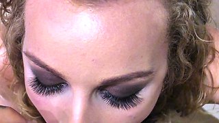 Hot brunette girlfriend POV action