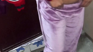 Panjabi Bhabhi Having Change Her Dress.