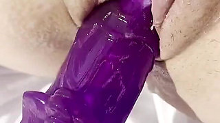 Woman Fountain Fister Around Her Pool