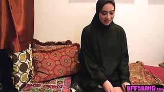 Muslim teen bride & BFFs get wild with BBC at bachelor party
