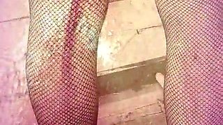 wondrous she-creature Kandi Kane mind-blowing LATIN PORNOGRAPHY STAR smoking, inhaling, and romping