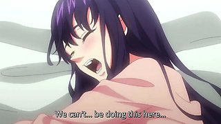 Momoka and Kanade take turns sucking boys cock before sex