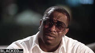 Blacked.Com featuring Rob Piper and Mona Azar's doggystyle sex