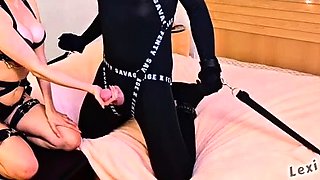 Lexi Long Legs - Cruel Goddess Mercilessly Edges Slave For