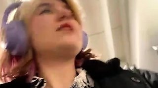 Russian Stripchat camwhores in public