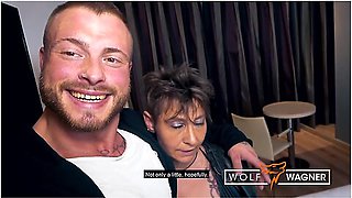 Mr. White And Wolf Wagner In Old German Milf Rubina Banged Outside