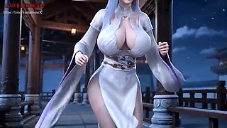 Snow Maiden Episode: Crossing to Strange Anime World of Big Tits and Hardcore Pounding