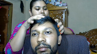 Newly marriage couple Desi Indian Stepsister fucked by his stepbrother