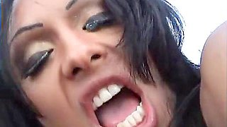 Stunning Outdoor Fuck With A Black Transsexual Slut