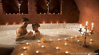 Brunette movie with ravishing India from Eros Exotica HD