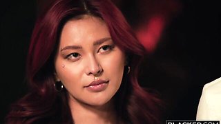 Interracial action with good-looking Jason Luv and Rae Lil Black from Blacked.Com