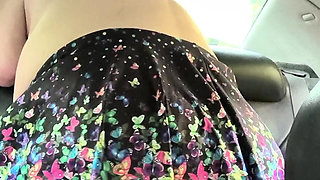 Rocking That Backseat She's a Squirting All Over That Cock Meat