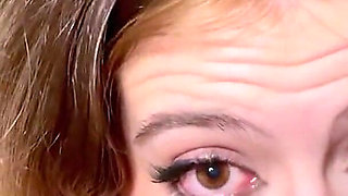 Hot Blonde Stepsister Loves to Make Deep Throat and Be Degraded