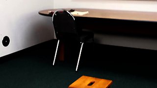 Teen slut spanking her ass through her panties