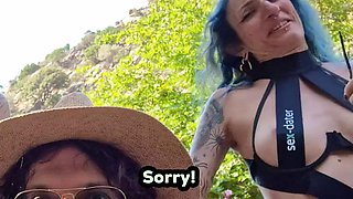 They claimed to be lesbians but they needed a cock to reach squirting orgasms! They earned an epic facial! SEX-DATER