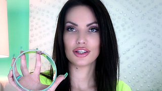 Beautiful brunette in sexy solo fingering masturbation 2 wmv