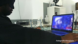 A White Granny Secretary Sucks BBC Under the Desk