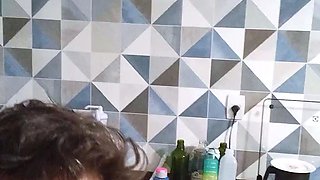 Big boobs milf masturbates with her dildo