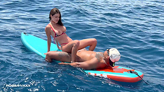 Rossa Vaxx Caught Fucking in the Sea and We Record Her
