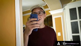Crazy Sex Movie Granny Try To Watch For , Its Amazing