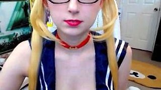 Blonde teen Sierras first erotic masturbation video