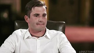 Busty MILF Sofie Marie & Stepsister Silvia Saige Threesome with Stepson - Big Tits, Blowjob, Cum Swallow