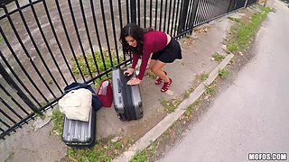 Wonderful spic teen seductress crazy sex video