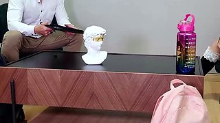 SEDUCING MY DILIGENT TEACHER FOR HIS CREAM - LA ROLA -