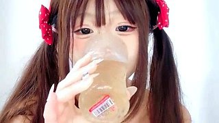 Piss fetish WAM gal solo toys