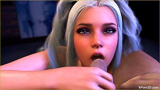 3D Porn cute busty babe POV Handjob teaser