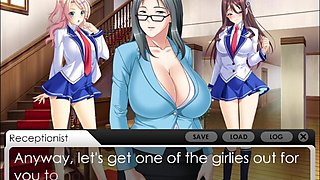 Big-boobed COUGAR attempts to tempt Aika. Smutty Lezzie Anime porn Vore Project